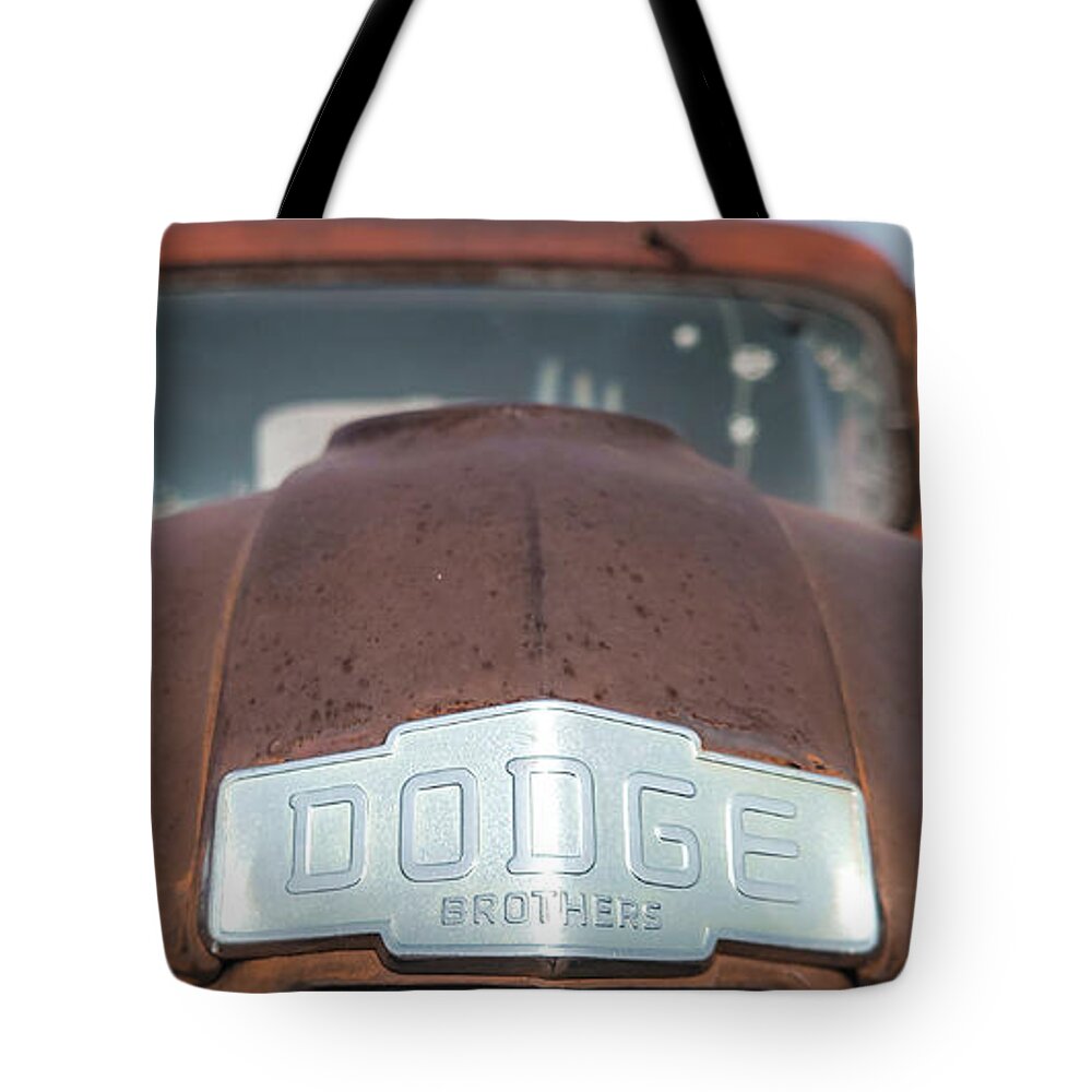 Dodge Tote Bag featuring the photograph Dodge Brothers by Darrell Foster