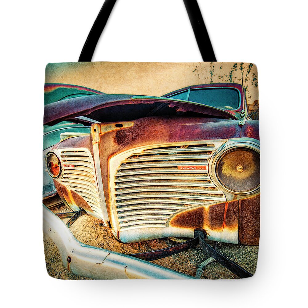 Automobiles Tote Bag featuring the photograph Dodge Luxury by Sandra Selle Rodriguez