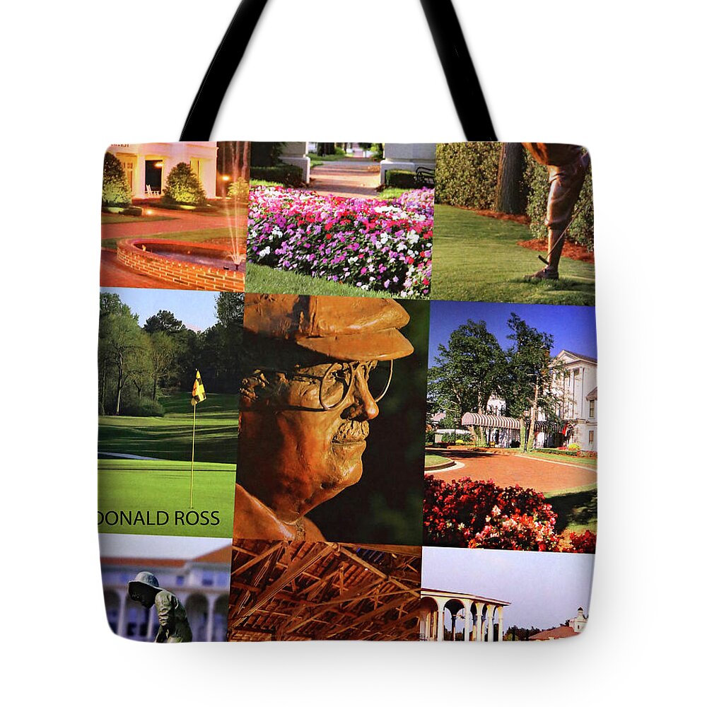 Donald Ross Tote Bag featuring the photograph Donald Ross and Pinehurst by Imagery-at- Work
