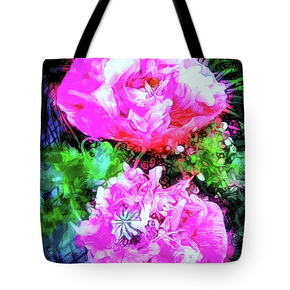 Floral Tote Bag featuring the photograph Double Poppies by Jack Torcello