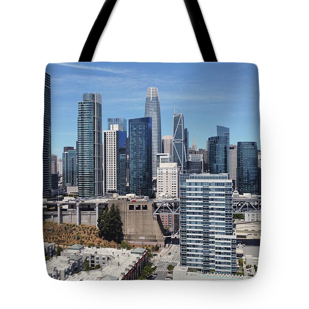 San Francisco Tote Bag featuring the photograph Downtown SF by Dan Twomey