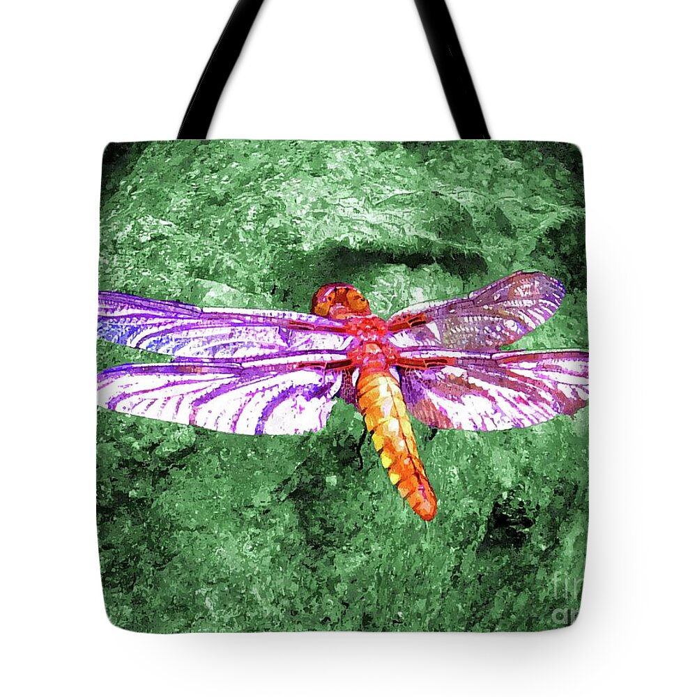 Dragonfly Tote Bag featuring the photograph Dragonfly by Daniel Janda