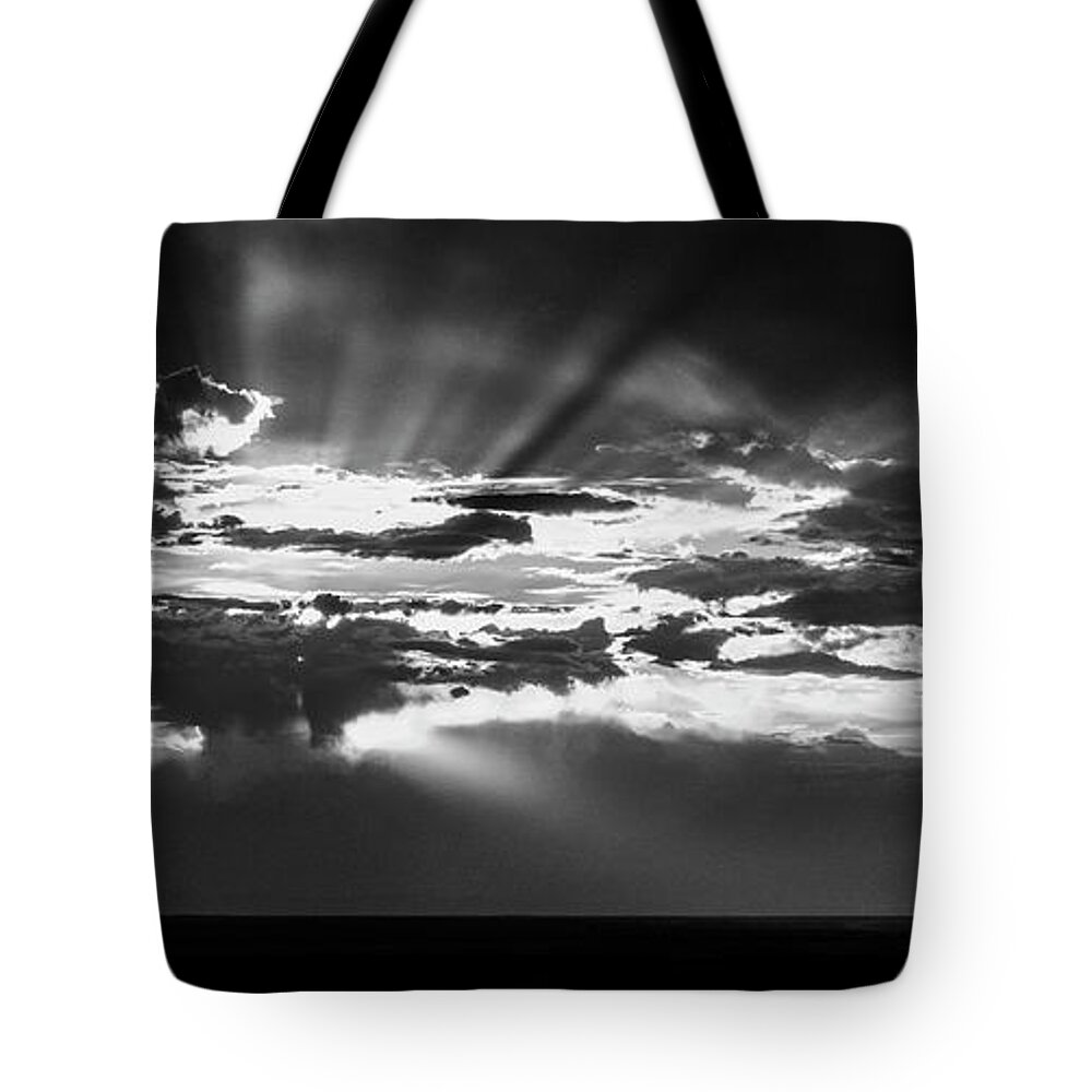 Sky Tote Bag featuring the photograph Dramatic Clouds Coffee Cup by Dirk Johnson