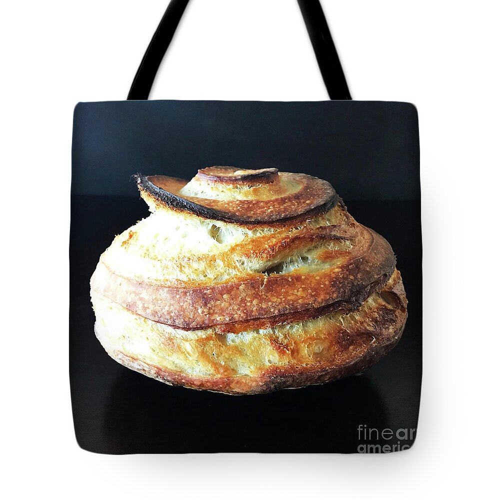  Tote Bag featuring the photograph Dramatic Spiral Sourdough Quartet 7 by Amy E Fraser