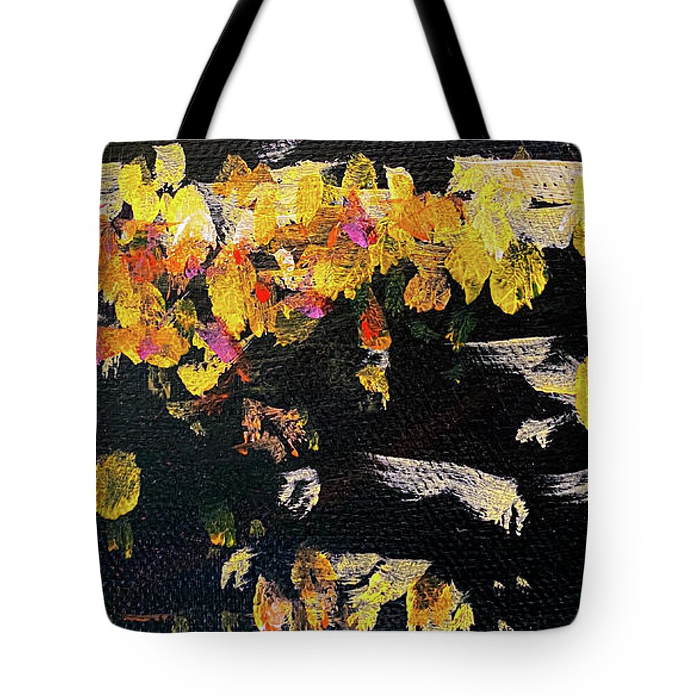 City Tote Bag featuring the painting Dreams Fragment by Ashley Wright