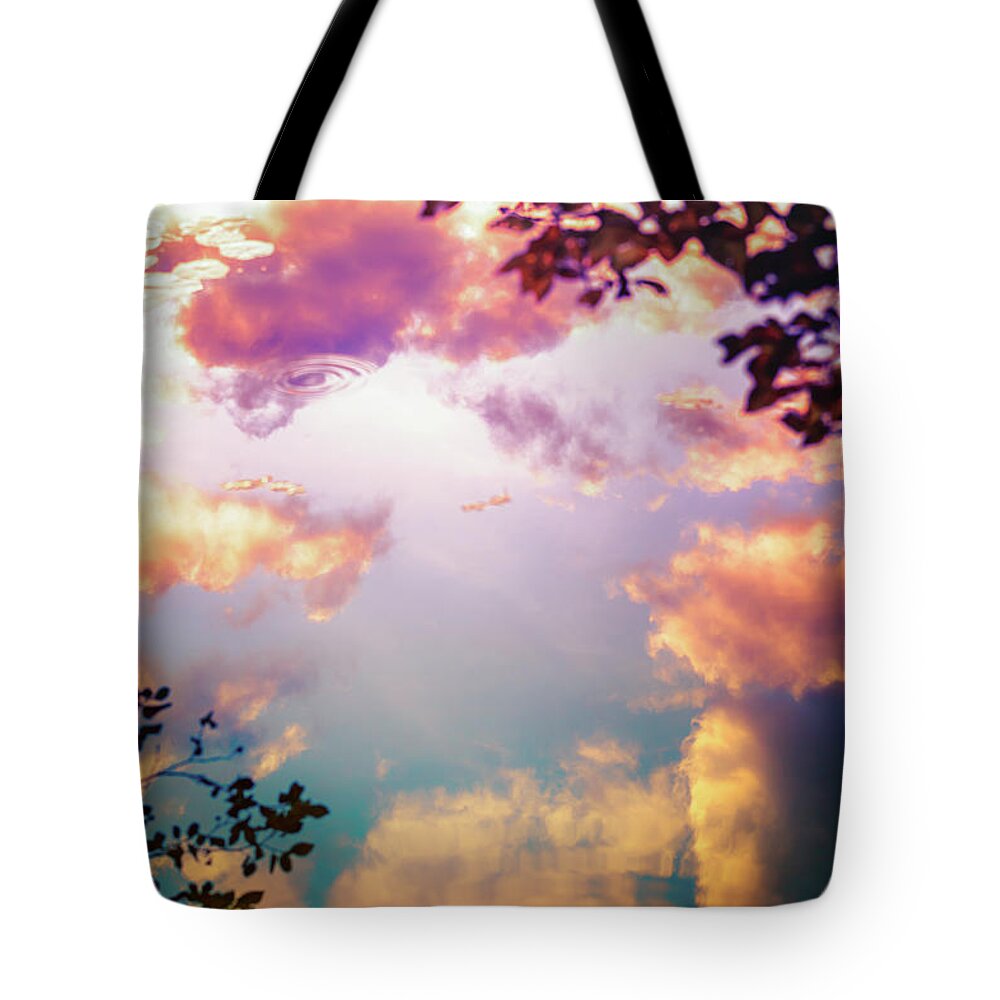 Reflection Tote Bag featuring the photograph Dreamy Reflections by Becqi Sherman