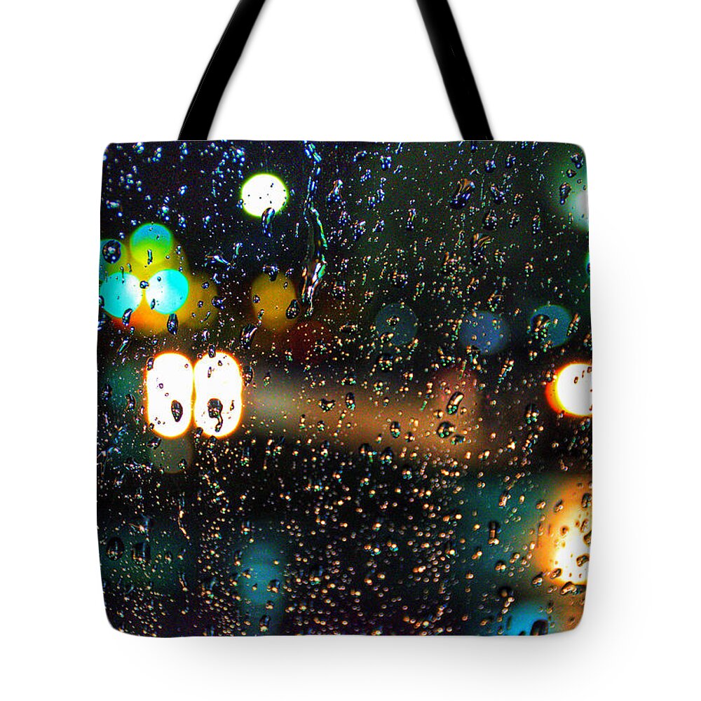 Photo Tote Bag featuring the photograph Drive by Rain by Evan Foster