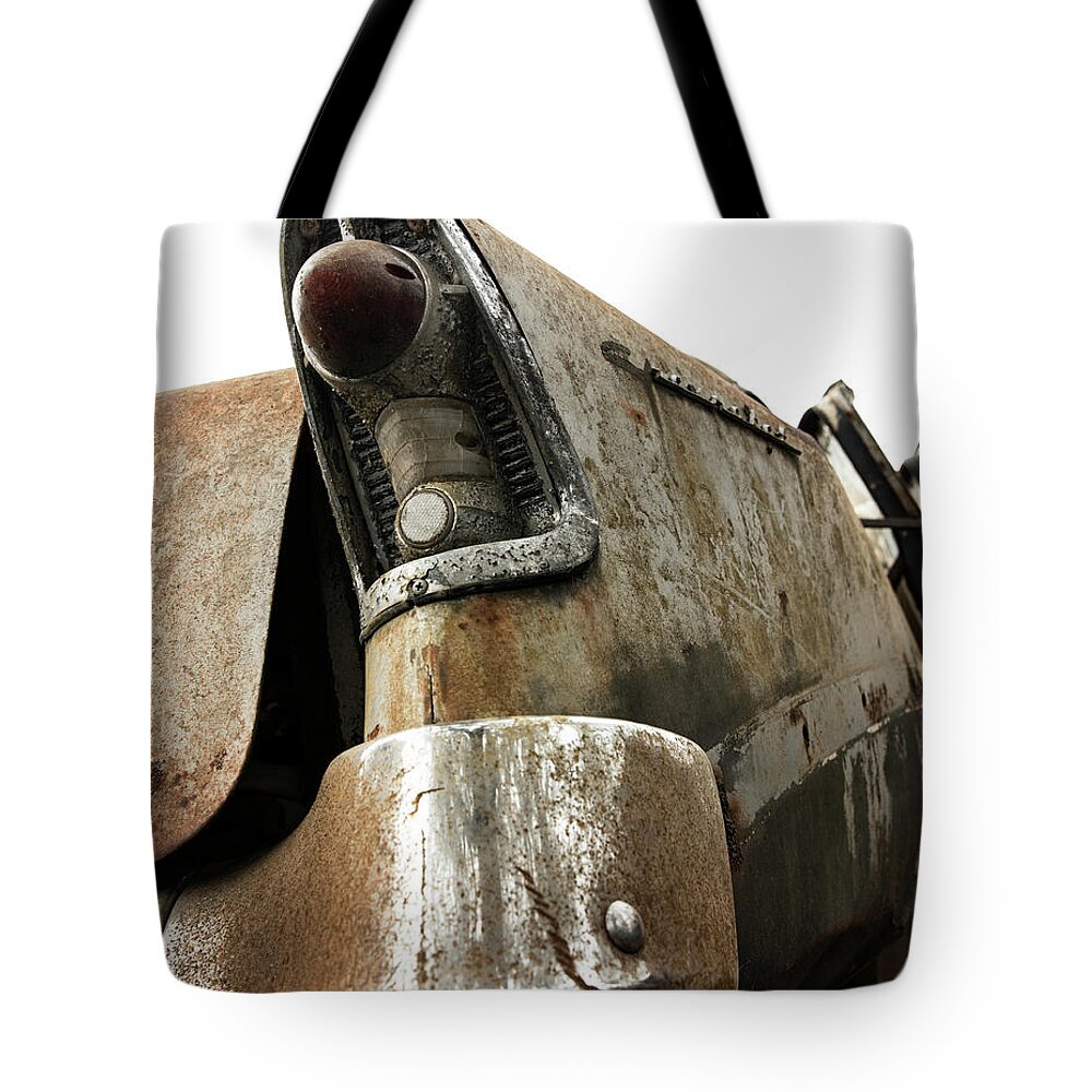 Car Tote Bag featuring the photograph Drove My Chevy by M Kathleen Warren
