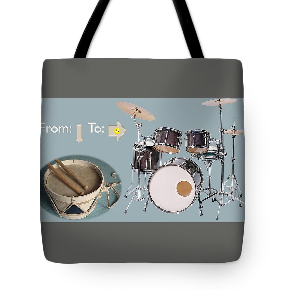 Drums Tote Bag featuring the photograph Drums From This To This by Nancy Ayanna Wyatt