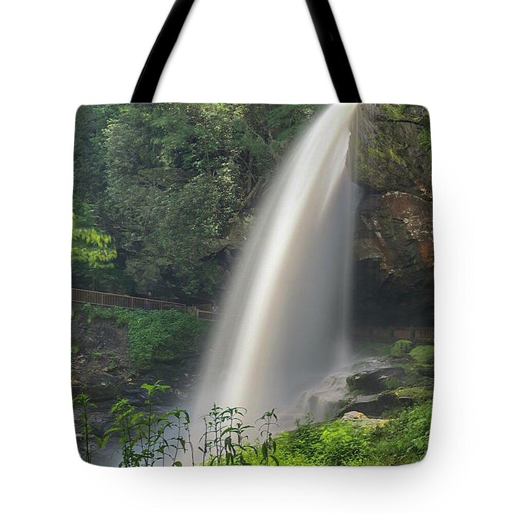 Dry Falls Tote Bag featuring the photograph Dry Falls Not So Dry by Rick Nelson