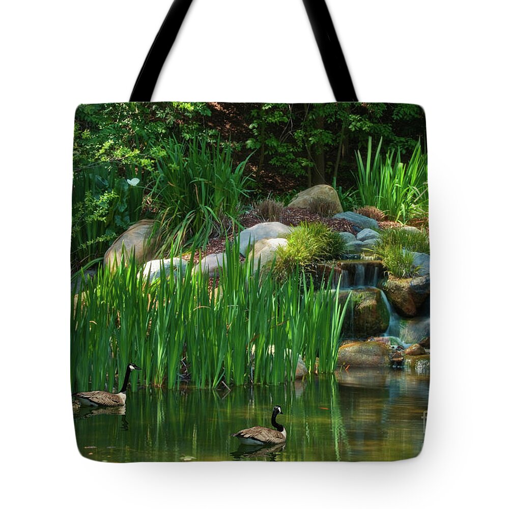 Duck Pond Tote Bag