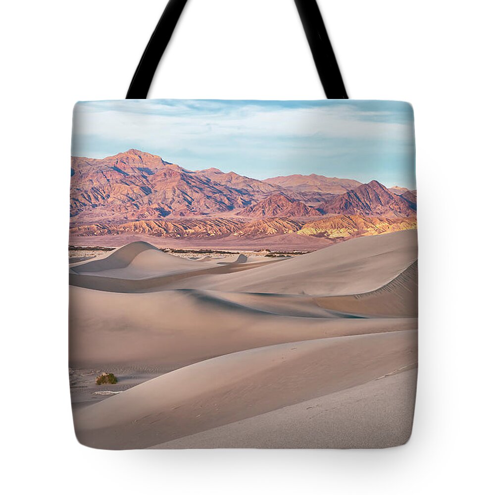 Death Valley National Park Tote Bag featuring the photograph Desert Monuments by Jonathan Nguyen