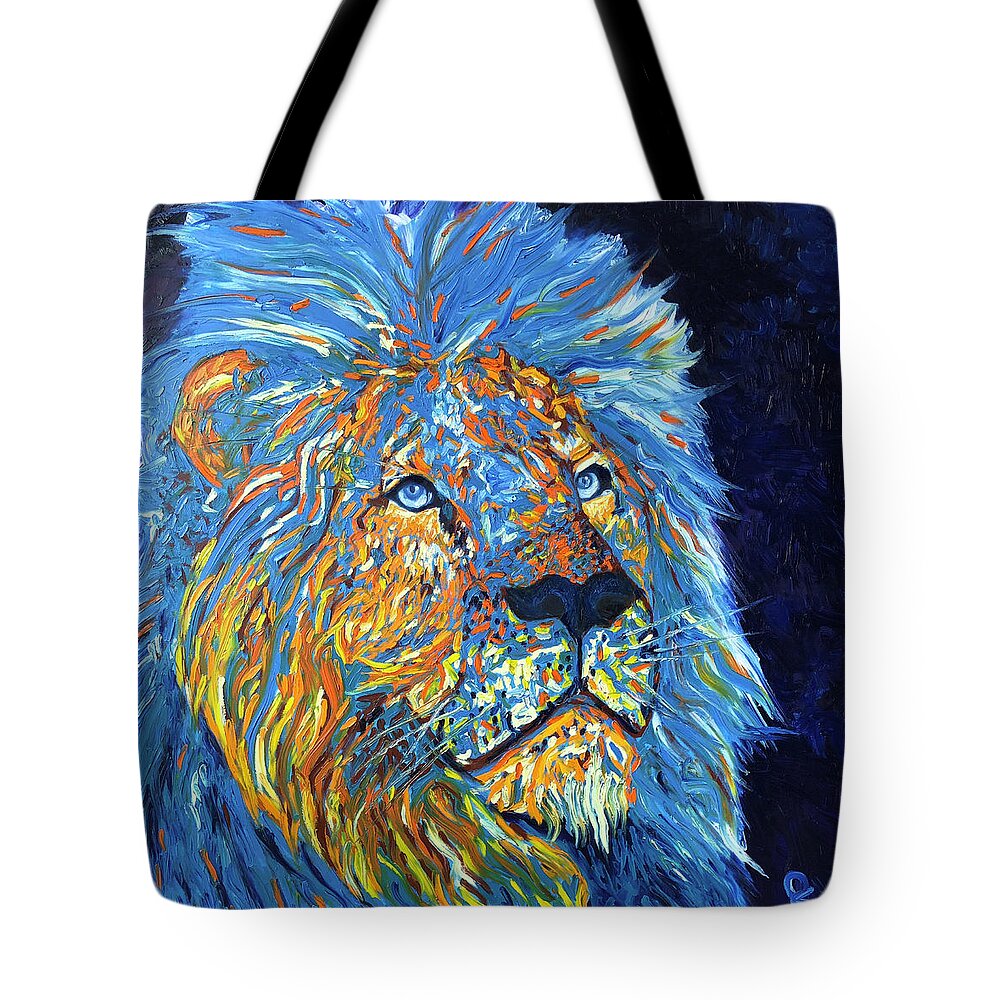  Tote Bag featuring the painting Dutchy by Chiara Magni
