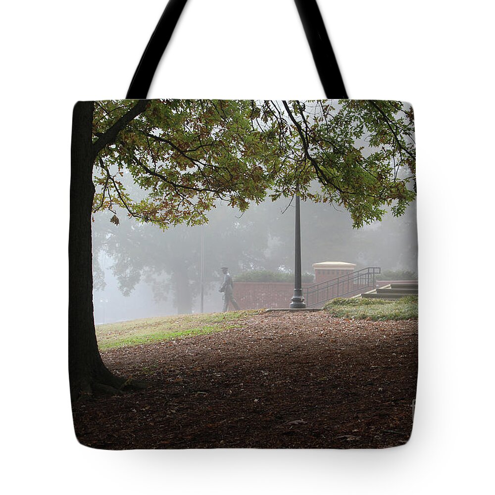 Robert Tote Bag featuring the photograph Duty Calls by Robert M Seel