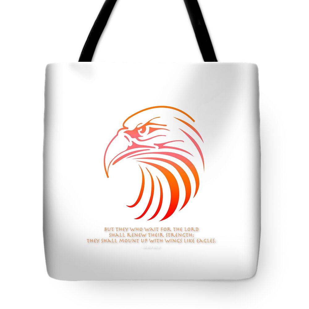  Tote Bag featuring the photograph Eagle Design by Marjorie Whitley