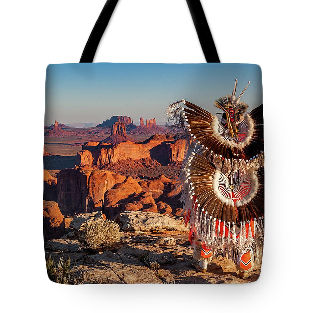 Southwest Tote Bag featuring the photograph Eagle Feathers by Dan Norris