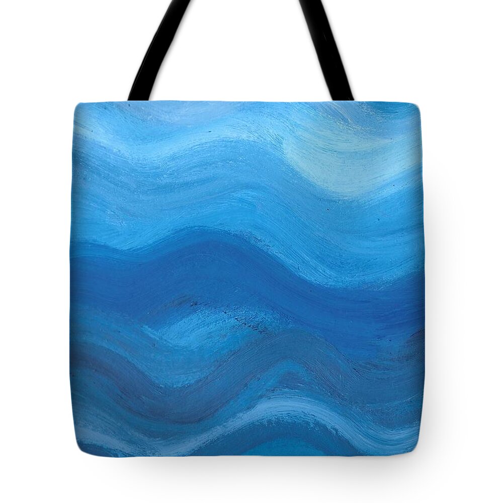 Ease Tote Bag featuring the painting Ease by Esoteric Gardens KN