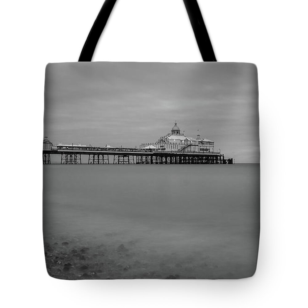 Eastbourne Tote Bag featuring the photograph Eastbourne Pier by Andrew Lalchan