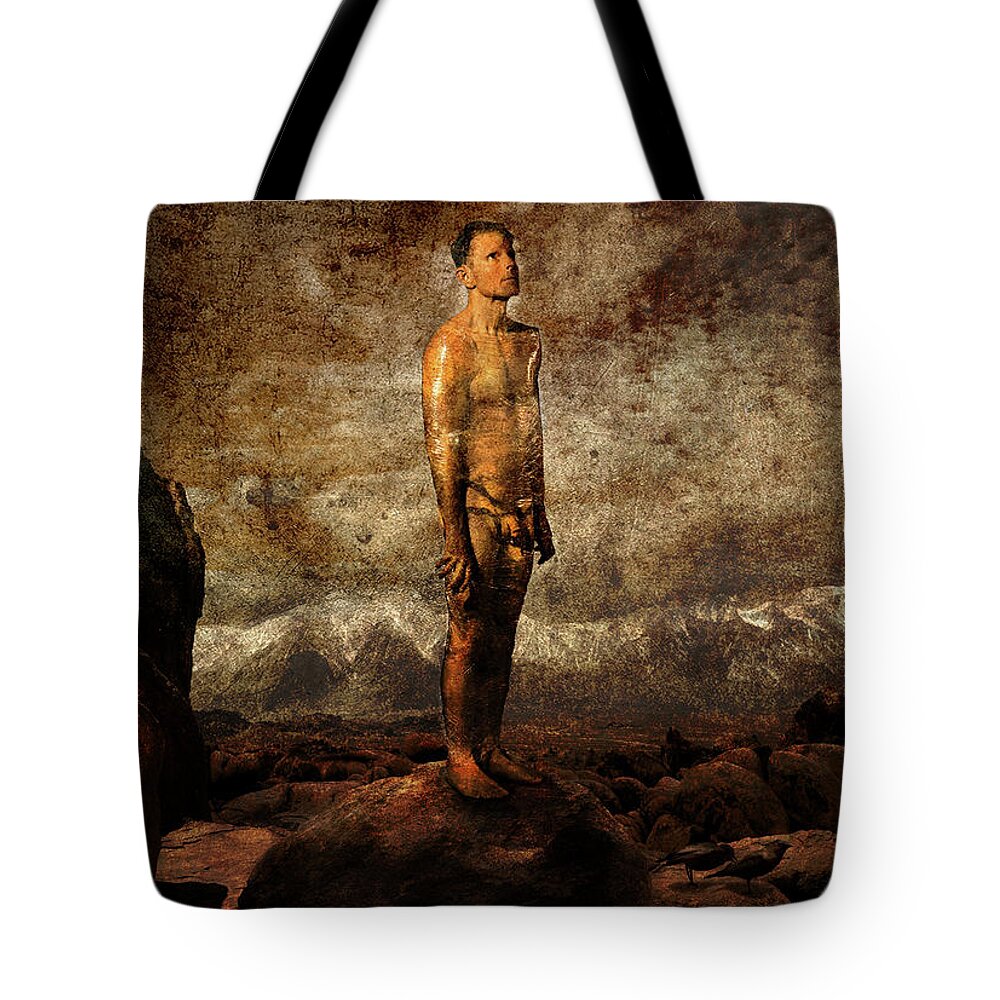 Nude Tote Bag featuring the photograph Ed Waiting for Ascension by Mark Gomez
