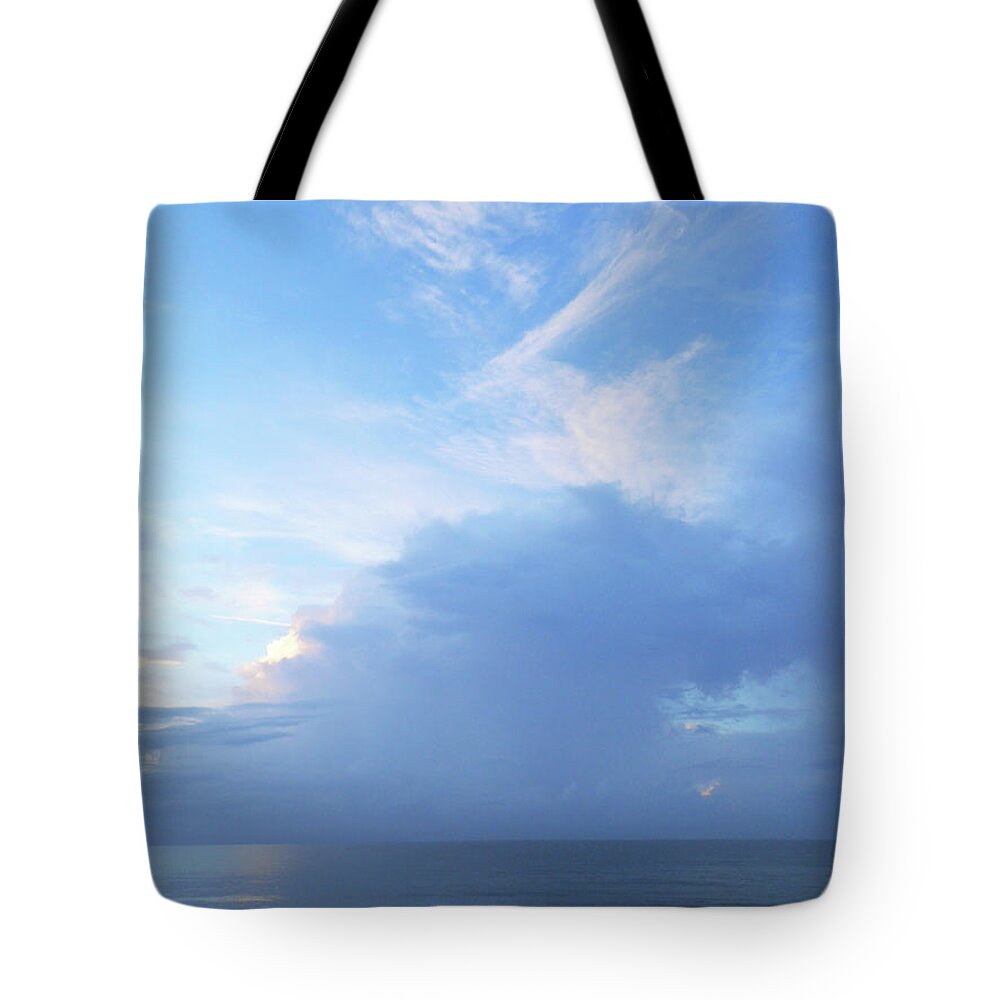 Tote Bag featuring the photograph Edisto Clouds by Heather E Harman