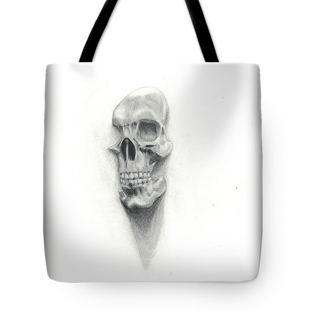 Drawing Tote Bag featuring the drawing Emerge by Miranda Brouwer