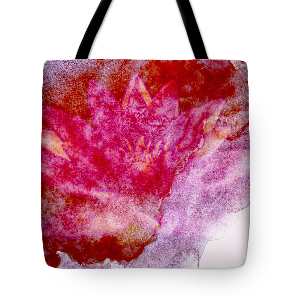 Abstract Art Tote Bag featuring the digital art Emergence by Canessa Thomas