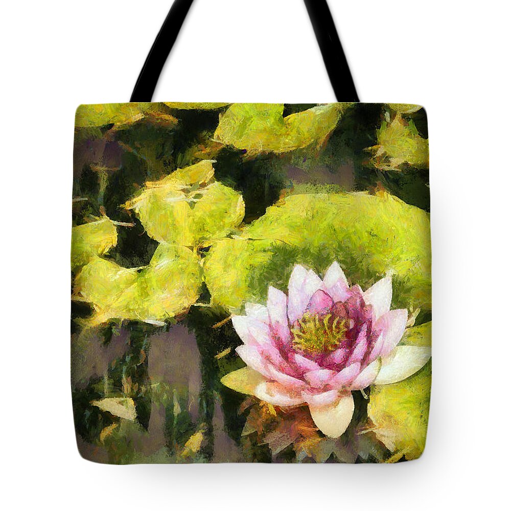  Tote Bag featuring the photograph Enchanted Water Lily by Jack Wilson