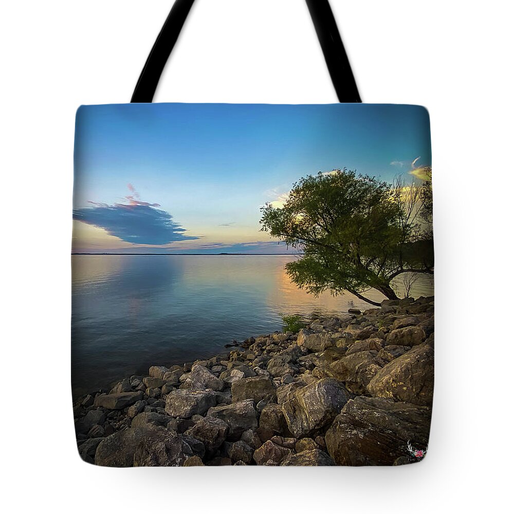 Summer Tote Bag featuring the photograph End of a Summer Day by Pam Rendall
