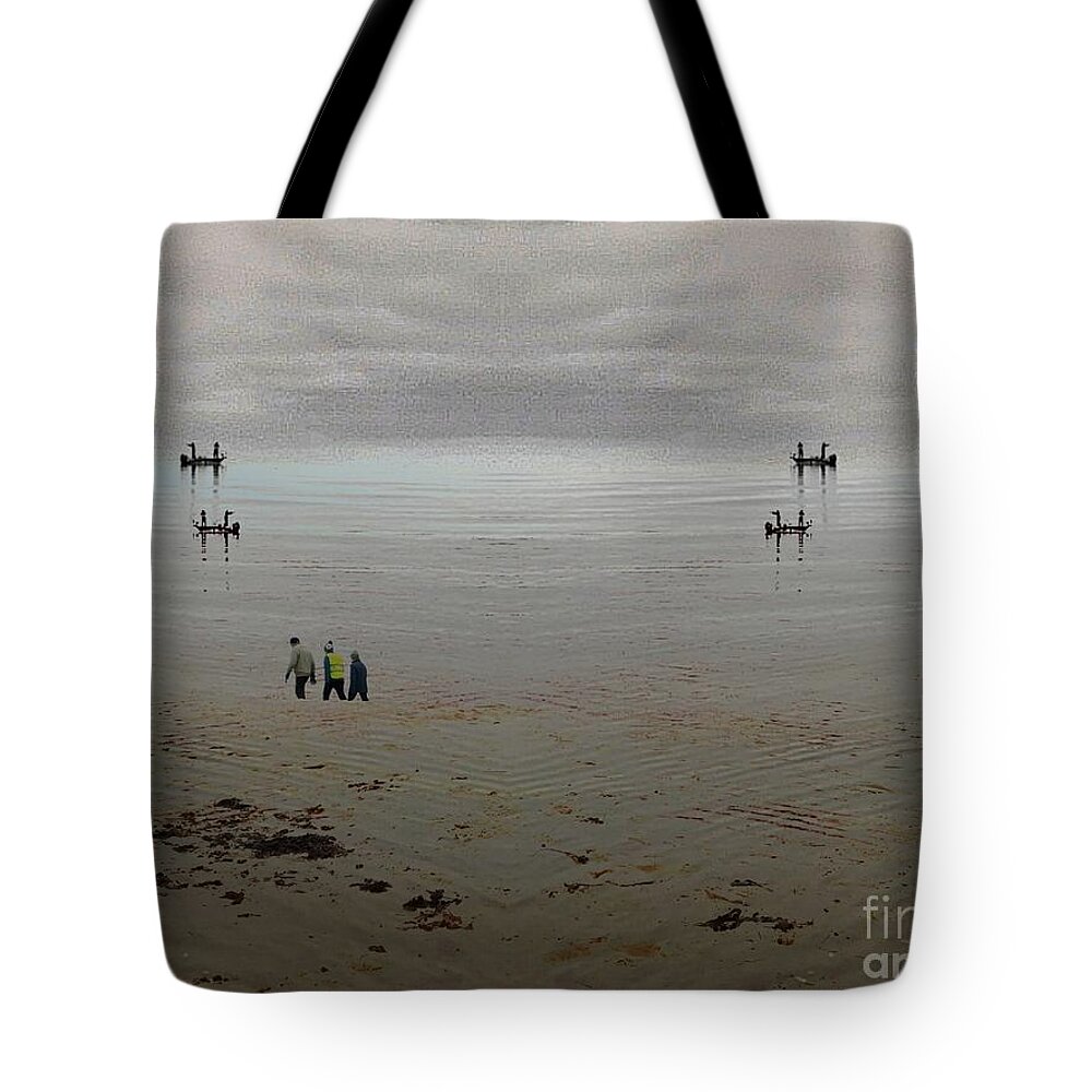 Experimental Photography Tote Bag featuring the photograph Endless Mist by Alexandra Vusir