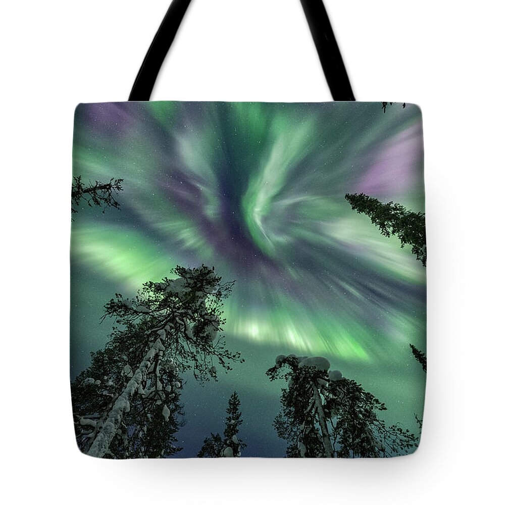 Finland Tote Bag featuring the photograph Enlightening by Thomas Kast