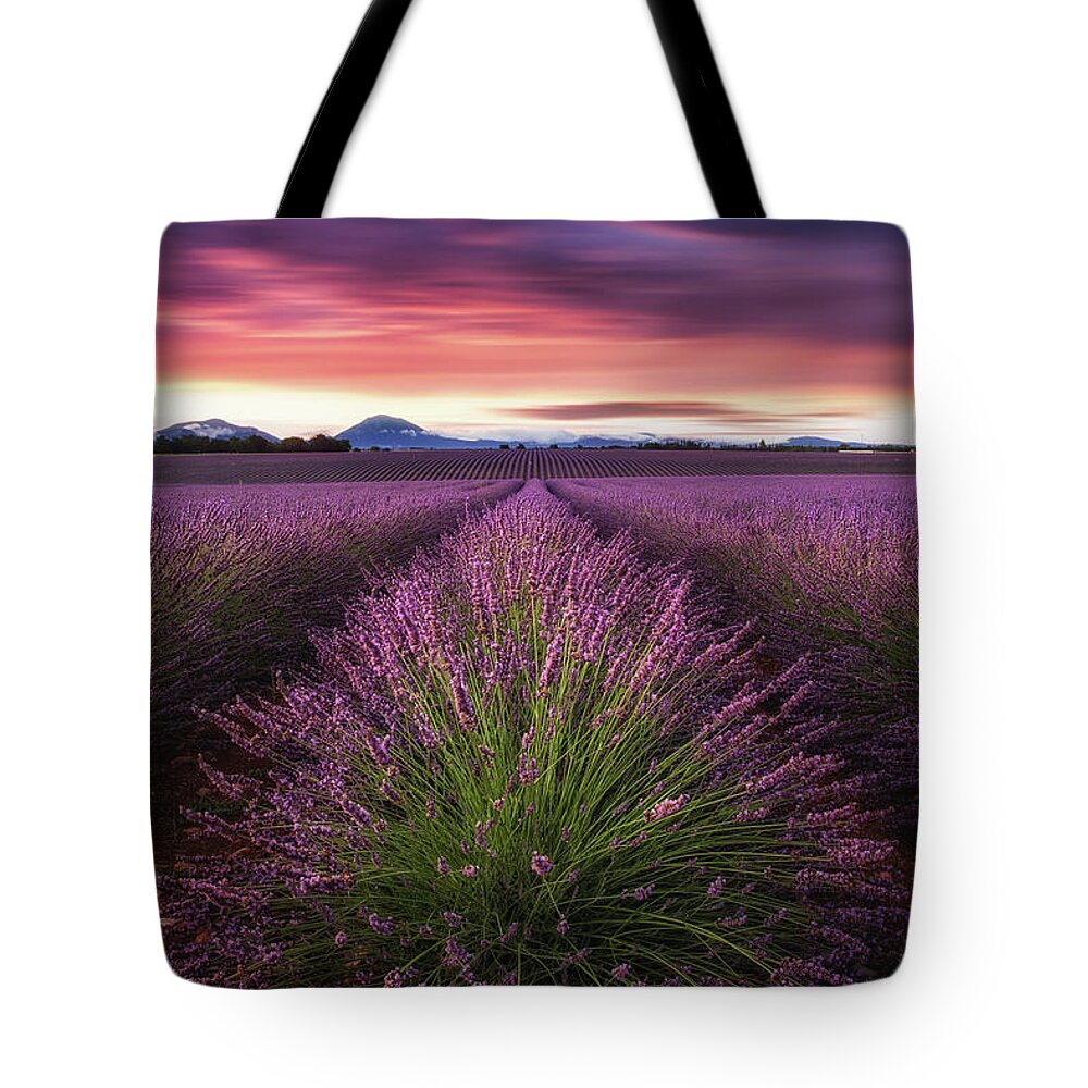 Landscape Tote Bag featuring the photograph Epic sunrise by Jorge Maia