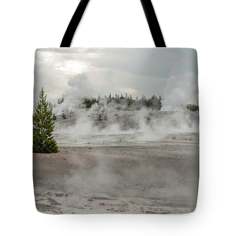 Yellowstone Tote Bag featuring the photograph Essence of Yellowstone by Tara Krauss
