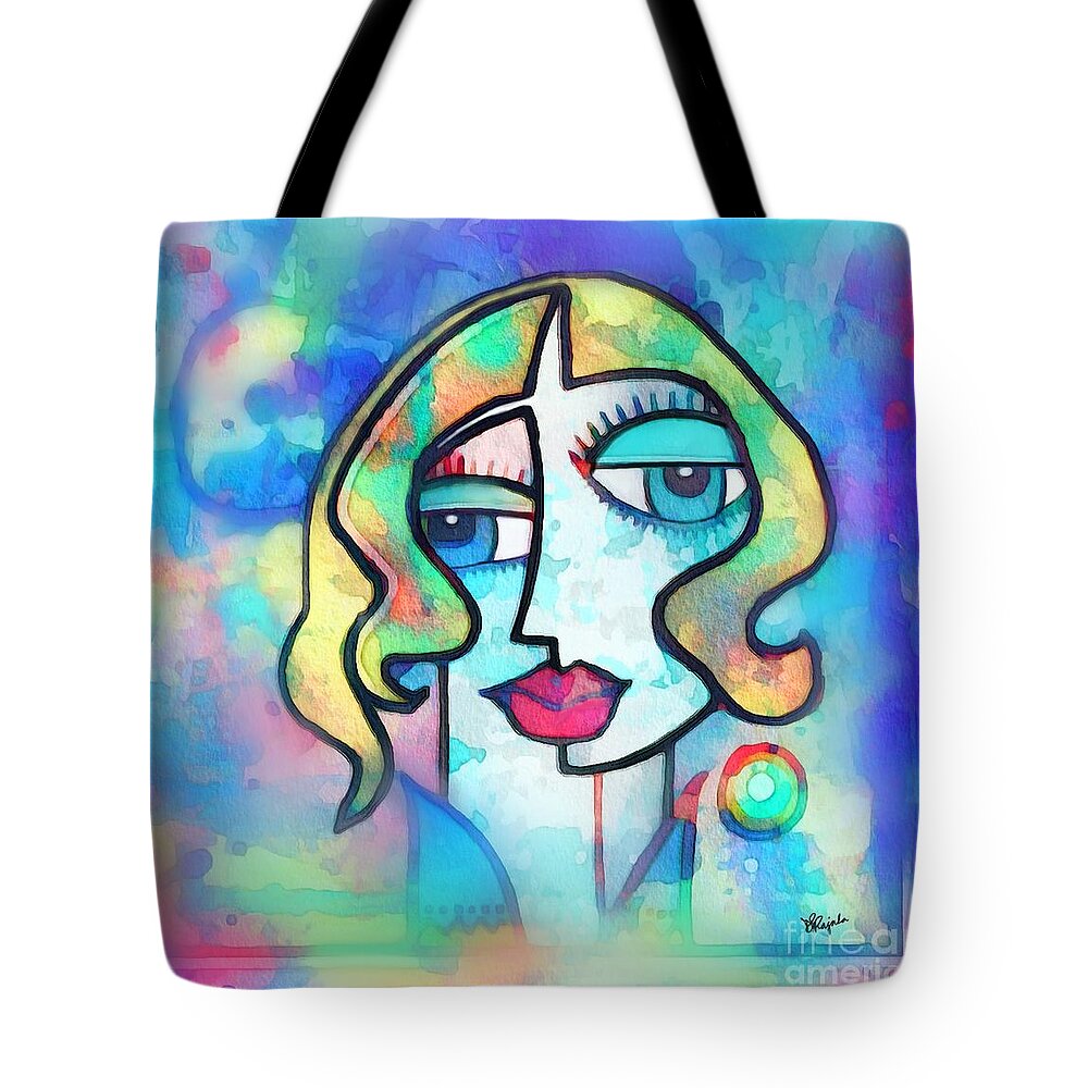 Painted Lady Tote Bag featuring the digital art Ethereal by Diana Rajala