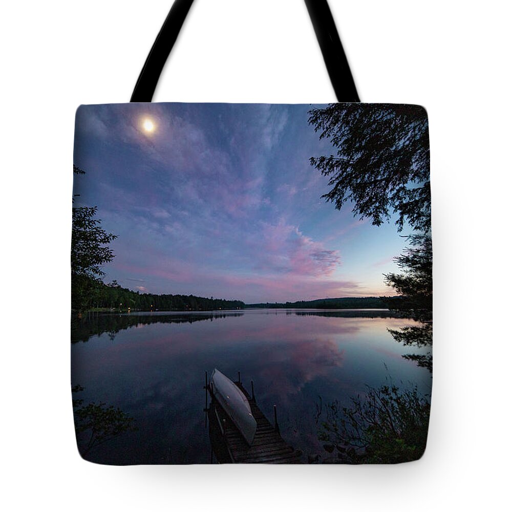 Moon Tote Bag featuring the photograph Eve of the Solstice by John Meader