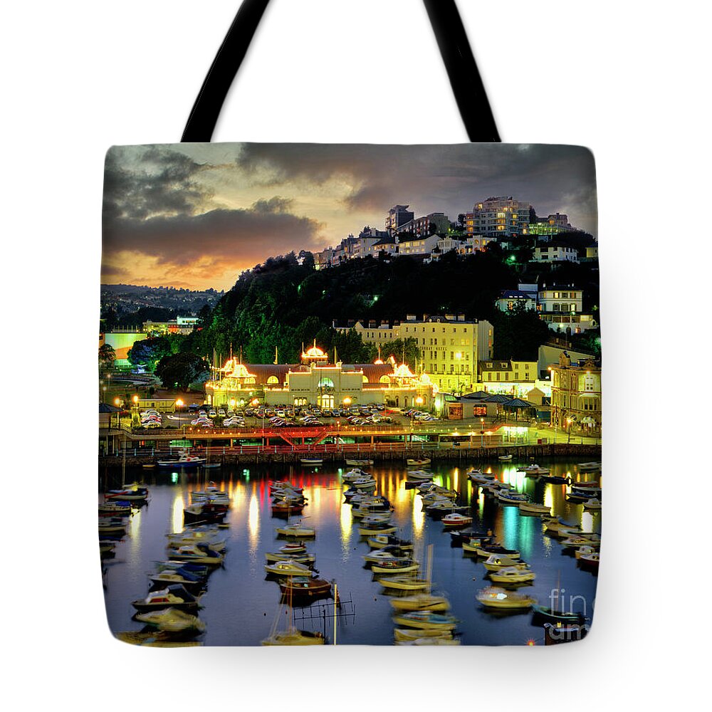Nag895249x Tote Bag featuring the photograph An Evening in Torquay by Edmund Nagele FRPS