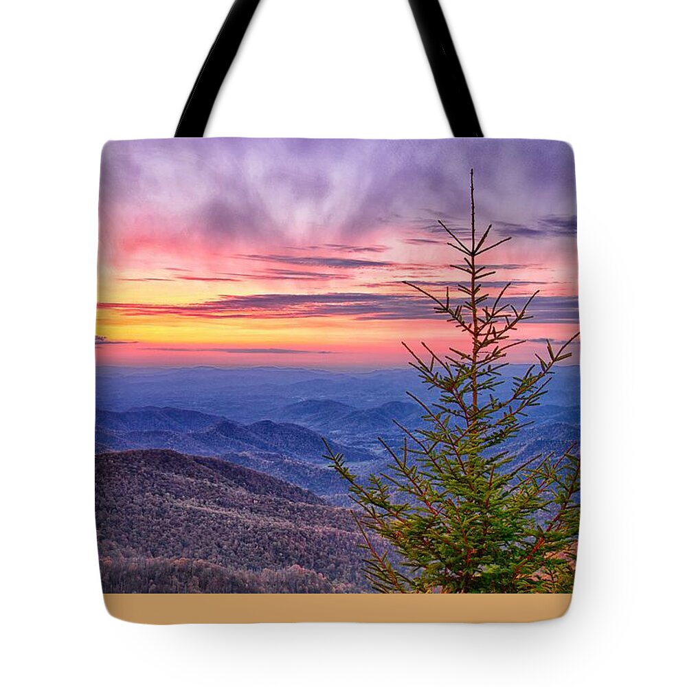 Sunset Tote Bag featuring the photograph Evening Glow by Blaine Owens