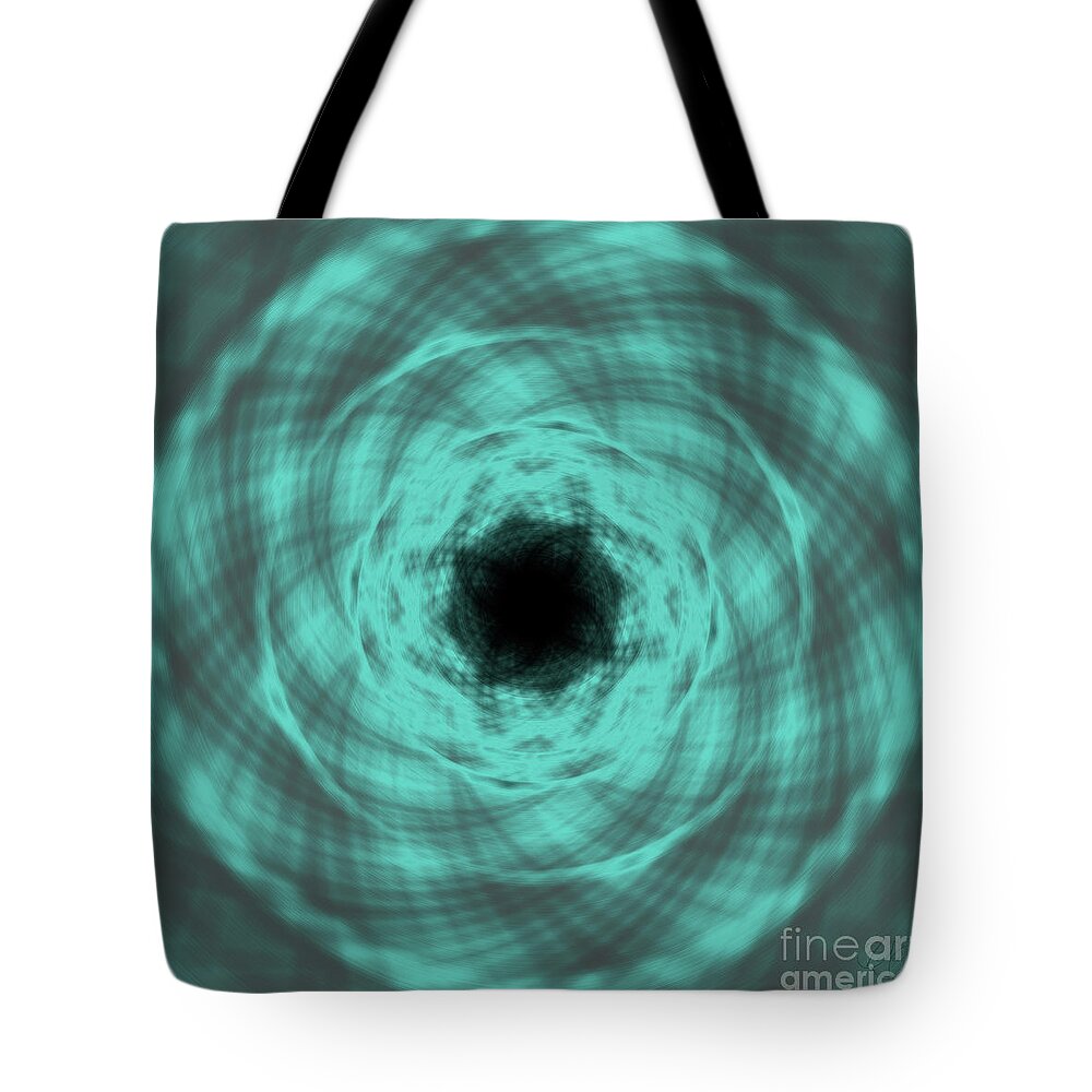 Patterns Tote Bag featuring the painting Event Horizon Quadriptych 4 of 4 by Neece Campione