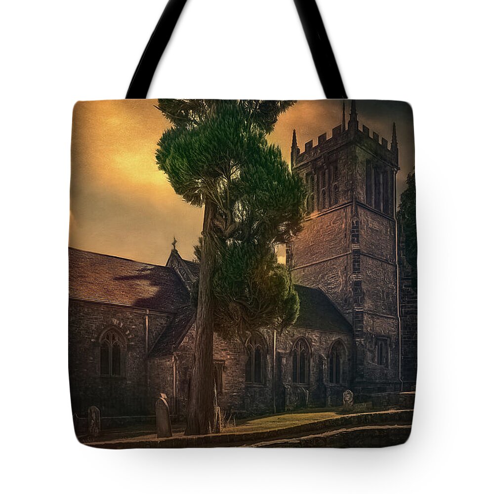 Church Tote Bag featuring the photograph Eventide by Chris Lord
