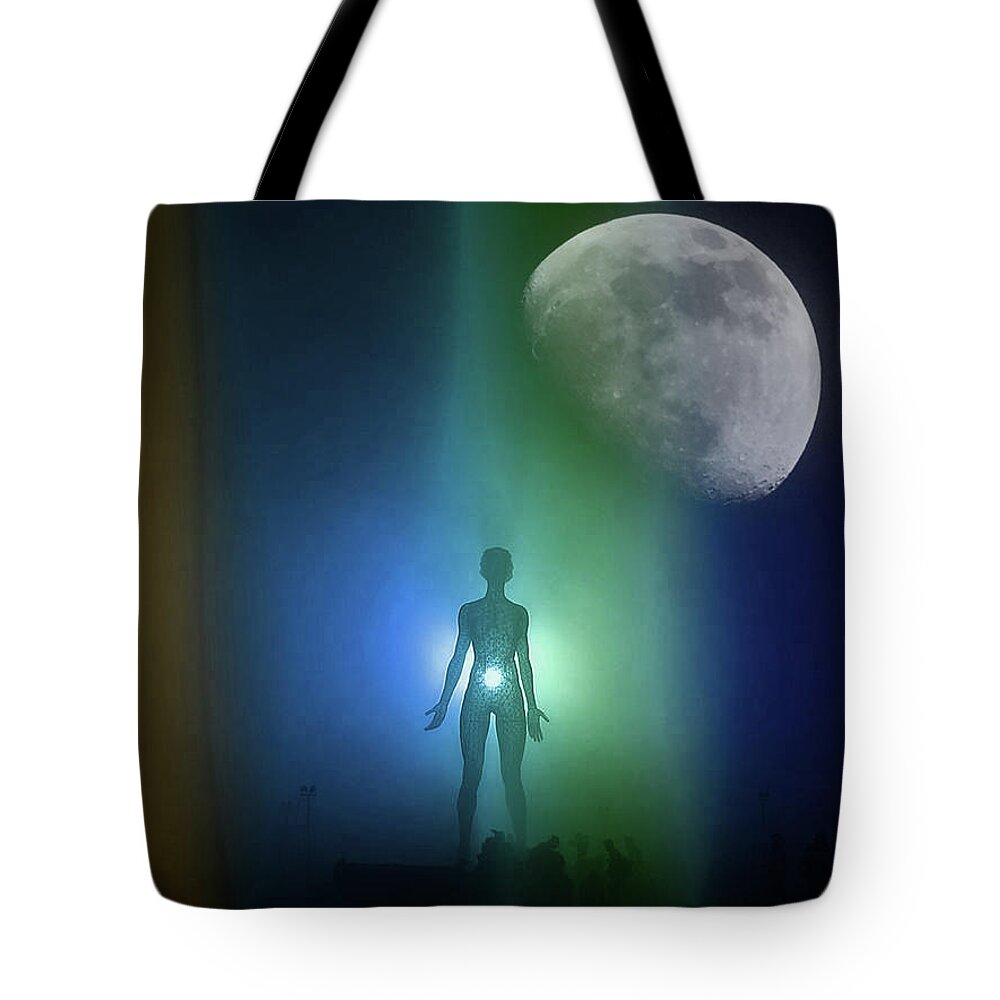 Extraterrestrial Tote Bag featuring the photograph Extraterrestrial Breath by Carl Moore