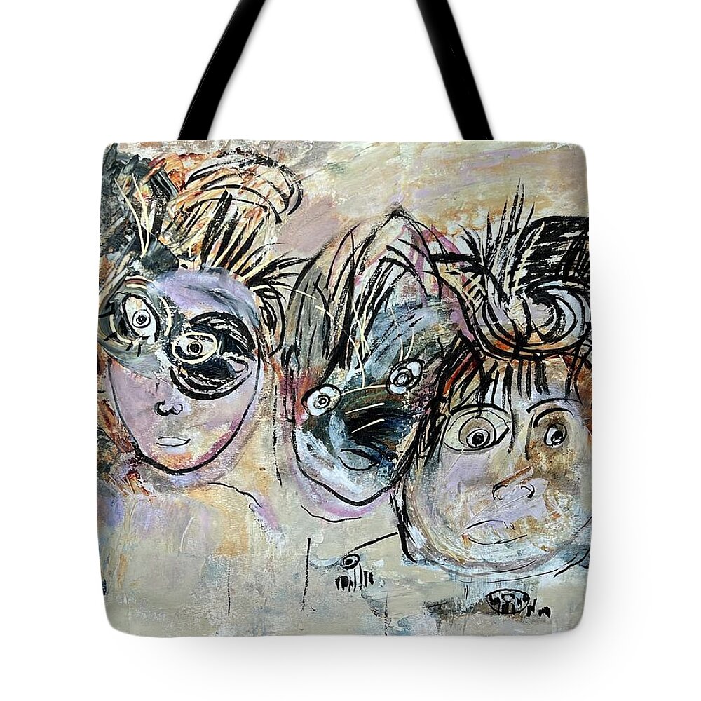 Tote Bag featuring the painting What a Surprise by Tommy McDonell