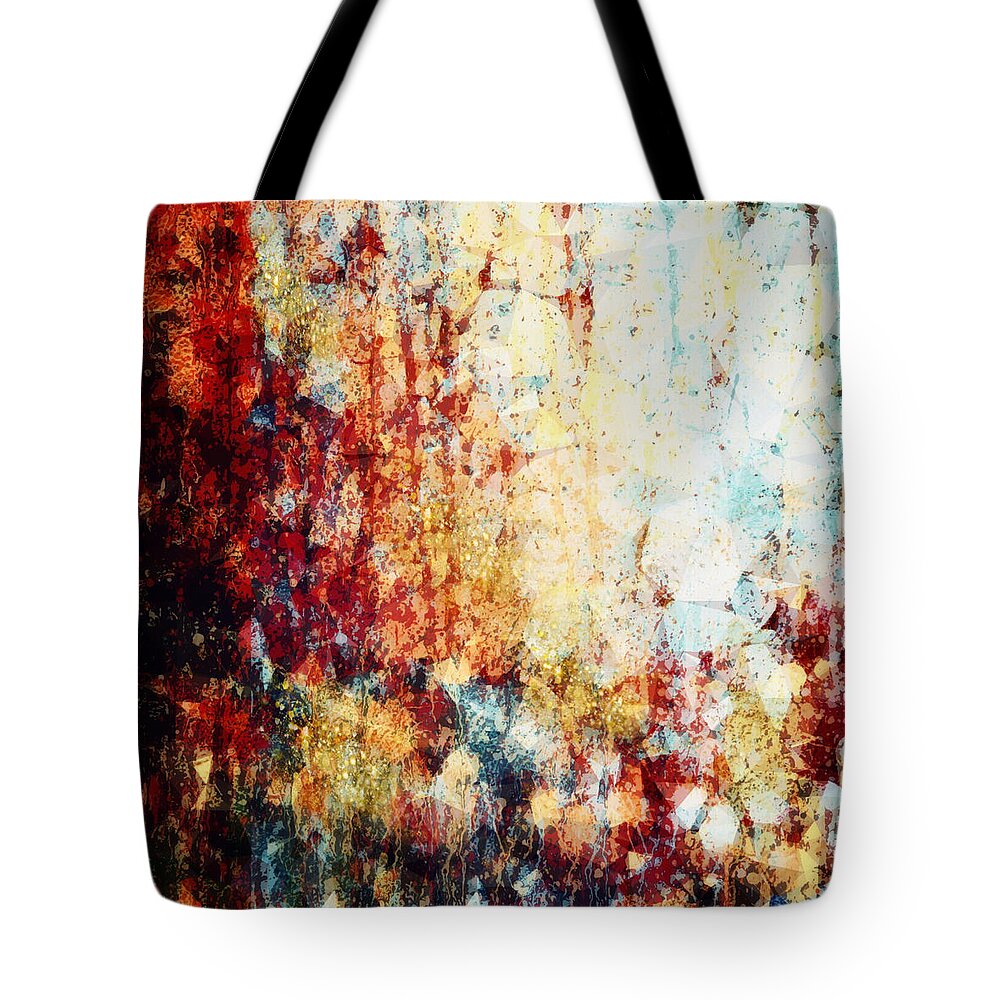 Abstract Art Tote Bag featuring the digital art Fairy by Canessa Thomas