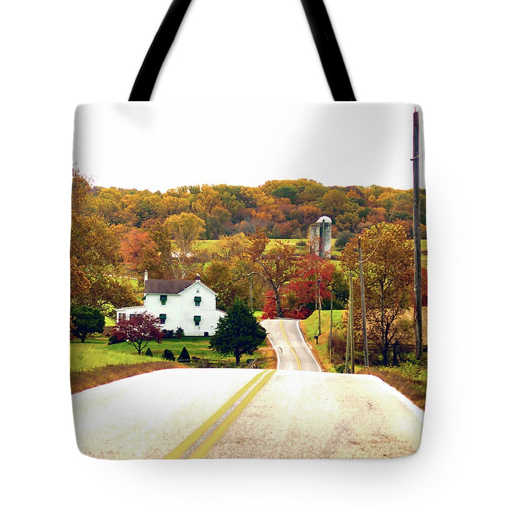 Fall Beauty Of Chester County Tote Bag featuring the photograph Fall Beauty of Chester County by Susan Maxwell Schmidt