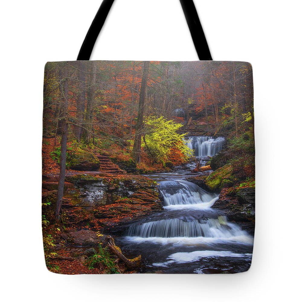 Romance Tote Bag featuring the photograph Fall Romance by Darren White