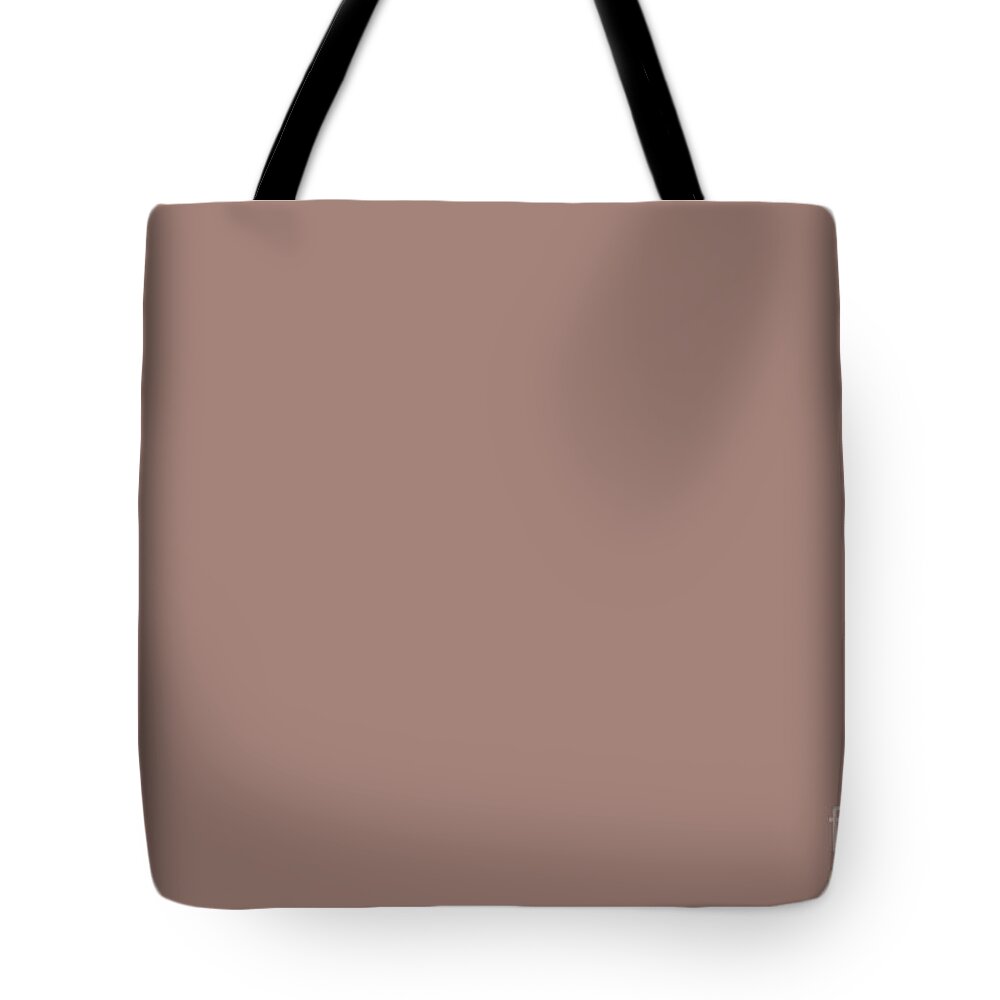Falling For Autumn Pink Taupe Solid Color Pairs To Sherwin Williams Hushed  Auburn SW 9080 Tote Bag by PIPA Fine Art - Simply Solid - Pixels