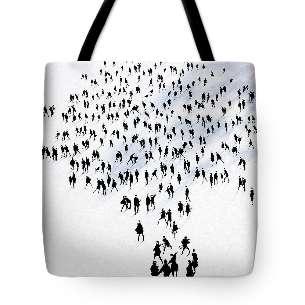 Family Tote Bag featuring the painting Family Tree by Neil McBride