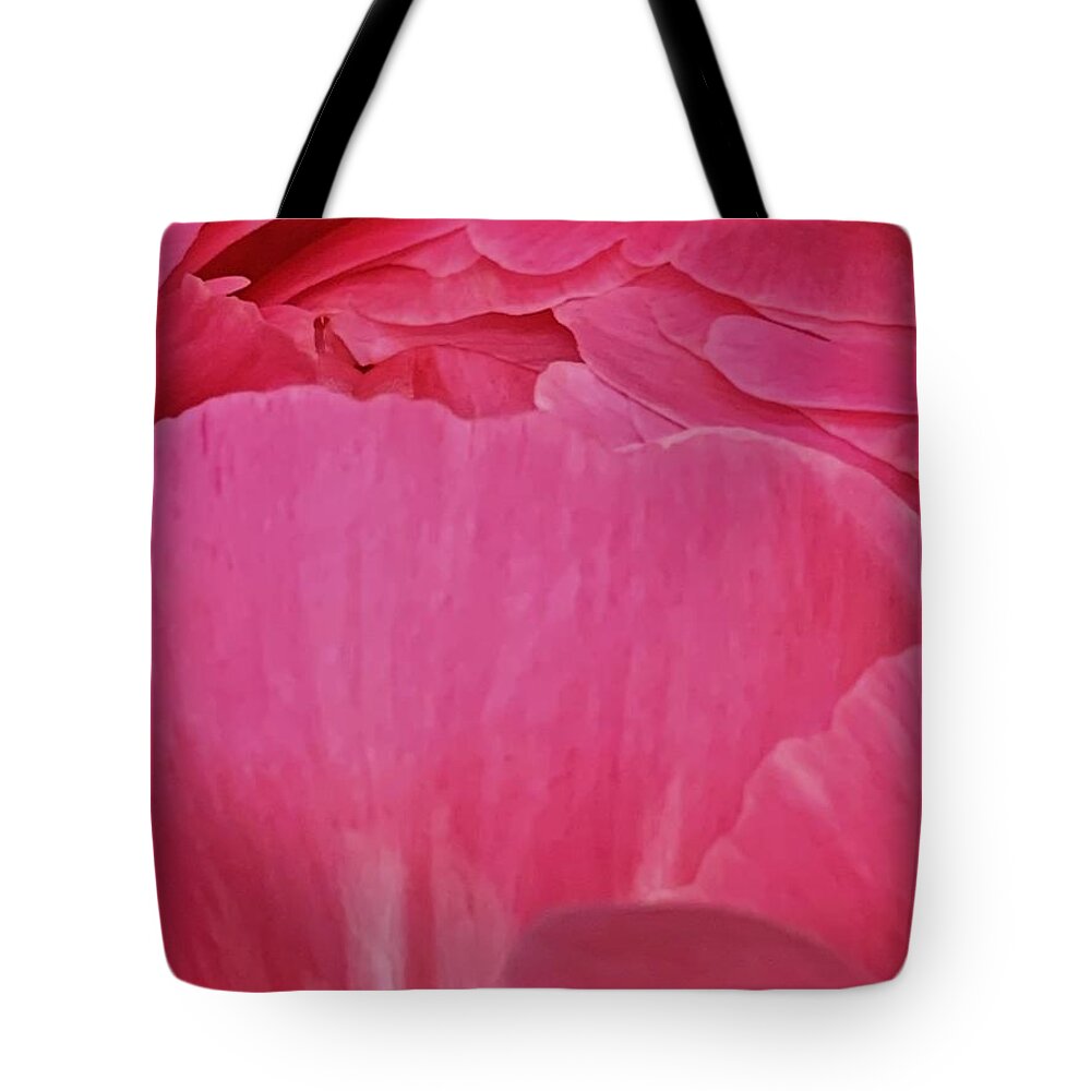 Peony Tote Bag featuring the photograph Fan Dancer by Tiesa Wesen