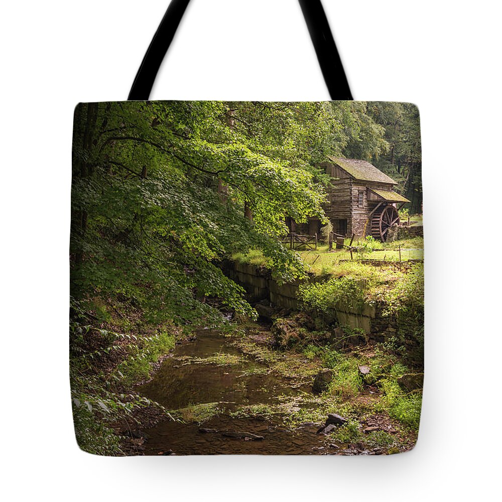 Cuttalossa Road Tote Bag featuring the photograph Fantasy Mill by Kristopher Schoenleber