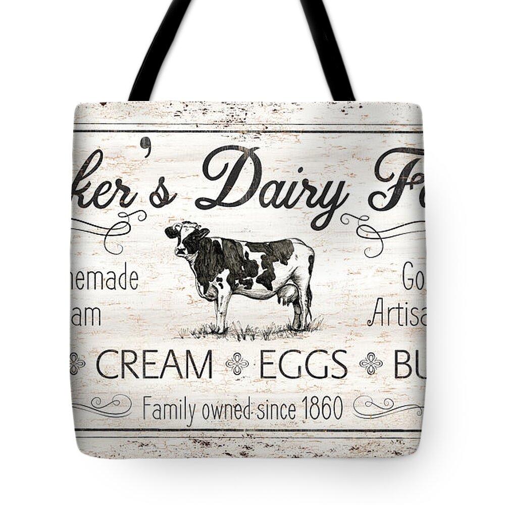 Farmhouse Tote Bag featuring the painting Farm Market 2 by Debbie DeWitt