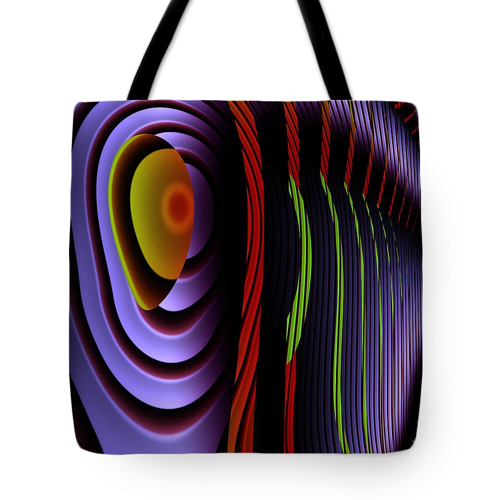 Vic Eberly Tote Bag featuring the digital art Fear of Change by Vic Eberly