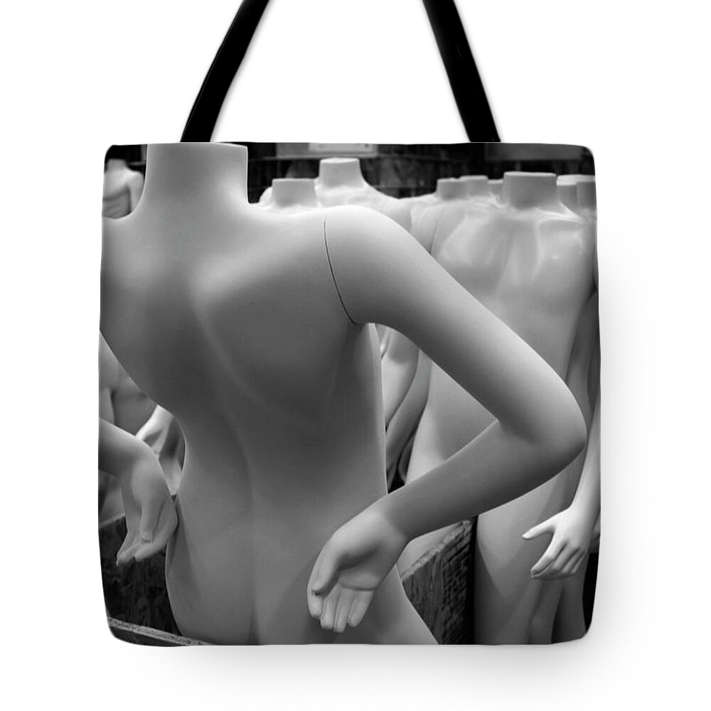 Female Mannequins Tote Bag featuring the photograph Female Mannequins by Rick Wilking